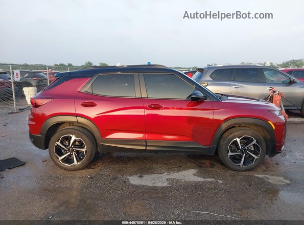 KL79MTSL6PB202891 2023 CHEVROLET TRAILBLAZER Maroon Вид задньої частини салону