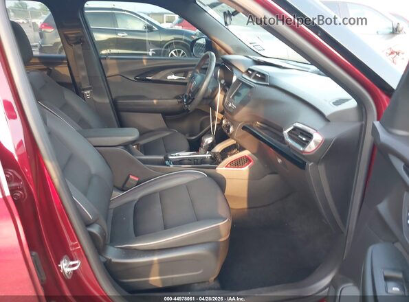 KL79MTSL6PB202891 2023 CHEVROLET TRAILBLAZER Maroon Вид салону спереду