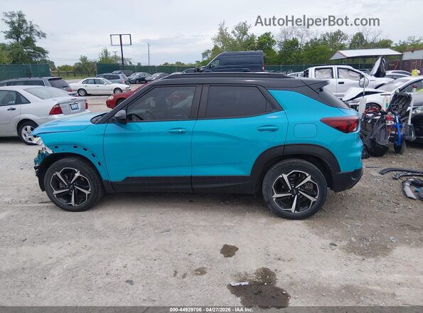 KL79MTSL7NB016550 2022 CHEVROLET TRAILBLAZER Blue 