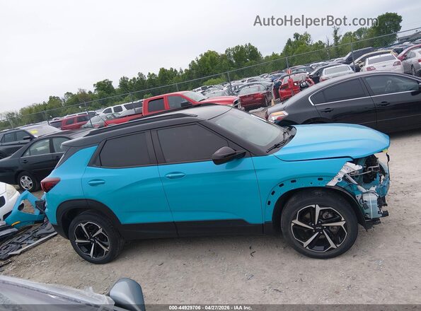 KL79MTSL7NB016550 2022 CHEVROLET TRAILBLAZER Blue Vista interior de 360 grados