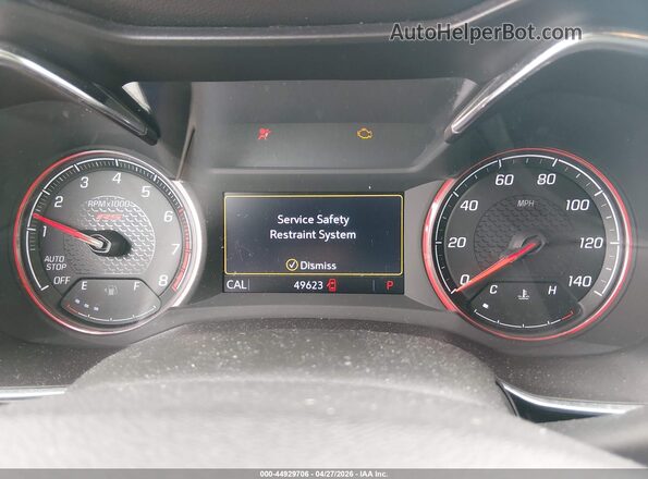 KL79MTSL7NB016550 2022 CHEVROLET TRAILBLAZER Blue Vista de los asientos traseros