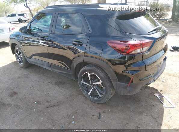 KL79MTSL7NB147039 2022 CHEVROLET TRAILBLAZER Black უკანა მარცხენა
