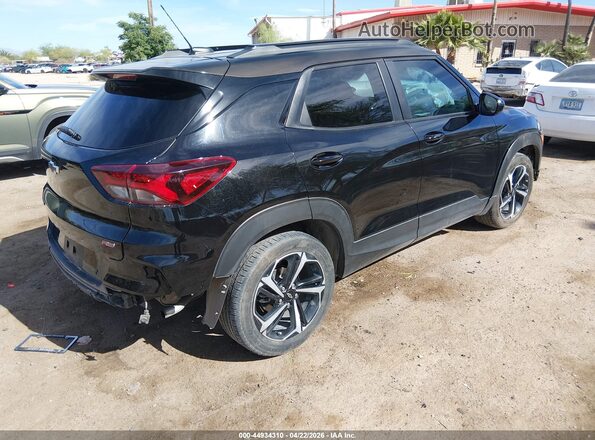 KL79MTSL7NB147039 2022 CHEVROLET TRAILBLAZER Black უკანა მარჯვენა