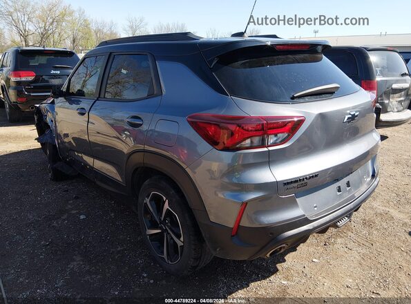 KL79MTSL9MB017813 2021 CHEVROLET TRAILBLAZER Серый Задняя левая четверть