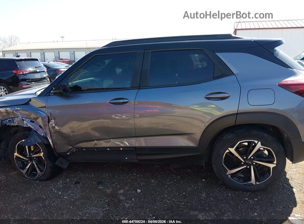 KL79MTSL9MB017813 2021 CHEVROLET TRAILBLAZER Серый 