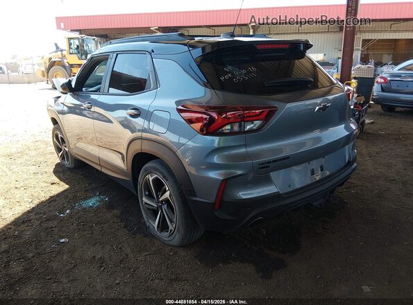 KL79MUSL6MB053111 2021 CHEVROLET TRAILBLAZER Gray Trasero izquierdo