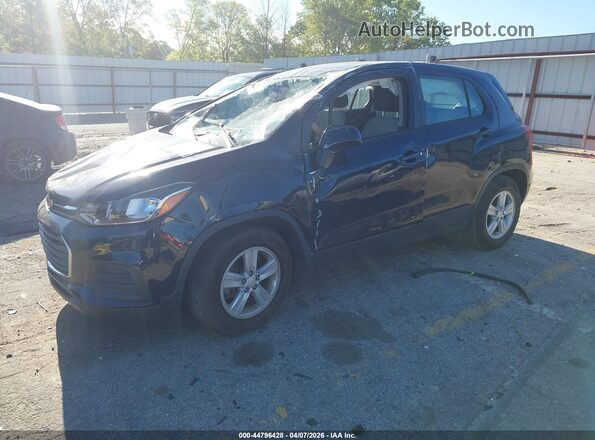 KL7CJKSB4MB314469 2021 CHEVROLET TRAX Dark Blue Передня ліва чверть