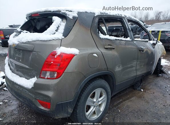 KL7CJKSB9LB348258 2020 CHEVROLET TRAX Brown უკანა მარჯვენა