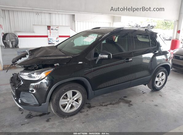 KL7CJLSB1MB303774 2021 CHEVROLET TRAX Black Вид задньої частини салону