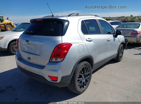 KL7CJLSB1MB337584 2021 CHEVROLET TRAX Silver უკანა მარჯვენა