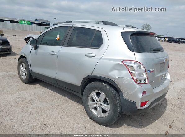 KL7CJLSB5MB334123 2021 CHEVROLET TRAX Silver Հետևի ձախ