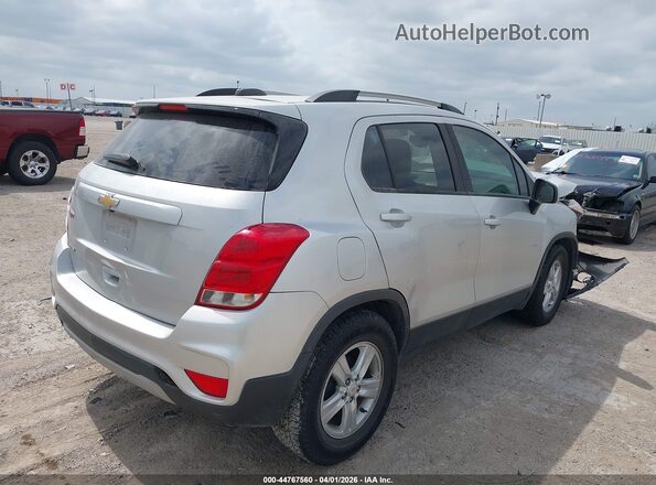 KL7CJLSB5MB334123 2021 CHEVROLET TRAX Silver Հետևի աջ