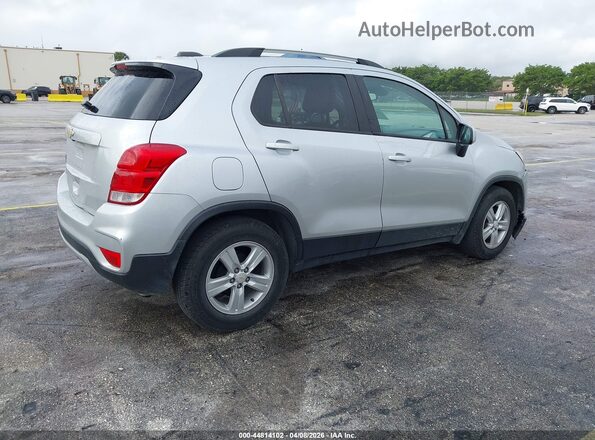 KL7CJLSB9MB323223 2021 CHEVROLET TRAX Silver Հետևի աջ