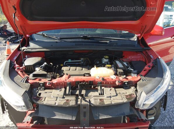 KL7CJLSBXLB341440 2020 CHEVROLET TRAX Red უკანა ხედი