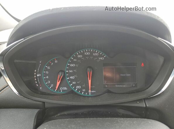 KL7CJPSB1MB323465 2021 CHEVROLET TRAX White Vista del cuadro de instrumentos