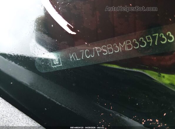 KL7CJPSB3MB339733 2021 CHEVROLET TRAX Серый Вид подкапотного пространства