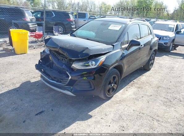 KL7CJPSB7KB827595 2019 CHEVROLET TRAX Черный Передняя левая четверть