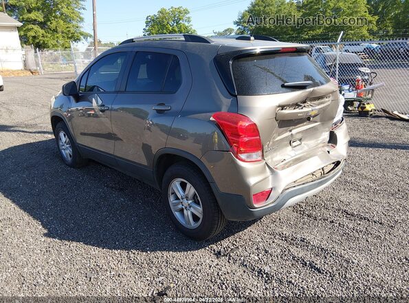 KL7CJPSB8MB354860 2021 CHEVROLET TRAX Brown Trasero izquierdo
