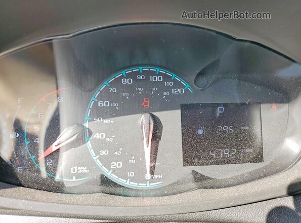 KL8CB6SA2LC429152 2020 CHEVROLET SPARK Blue Instrument cluster view