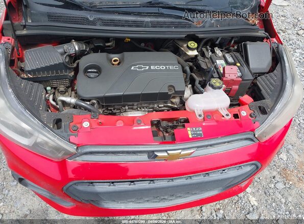 KL8CB6SA5GC577382 2016 CHEVROLET SPARK Red Widok z tyłu