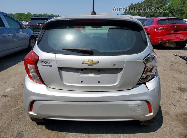 KL8CB6SA8JC472505 2018 CHEVROLET SPARK Silver Вид ззаду