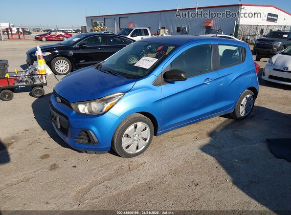 KL8CB6SA9GC625935 2016 CHEVROLET SPARK Blue Передня ліва чверть