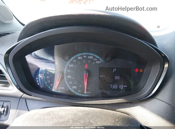 KL8CB6SA9GC625935 2016 CHEVROLET SPARK Blue Вид задніх сидінь