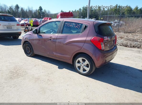 KL8CB6SAXKC816661 2019 CHEVROLET SPARK Purple უკანა მარცხენა