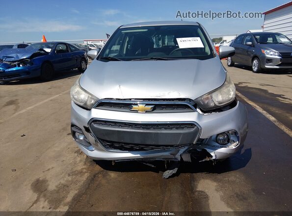 KL8CD6SA5JC421909 2018 CHEVROLET SPARK Silver Вид щитка приладів
