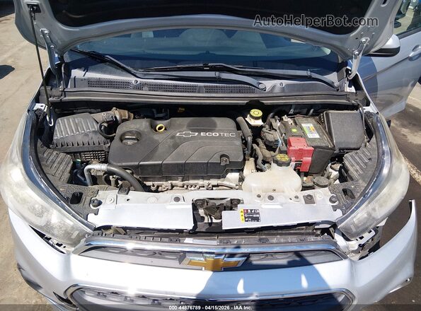 KL8CD6SA5JC421909 2018 CHEVROLET SPARK Silver Вид ззаду