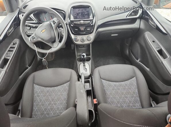 KL8CD6SA6KC724716 2019 CHEVROLET SPARK Orange Առջևի վահանակի տեսք