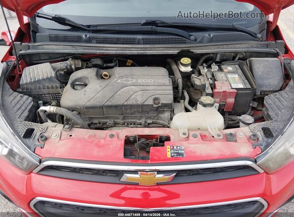 KL8CD6SA8HC756706 2017 CHEVROLET SPARK Red Vista trasera