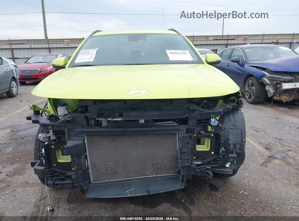 KM8HBCABXRU147975 2024 HYUNDAI KONA Зеленый Вид щитка приборов