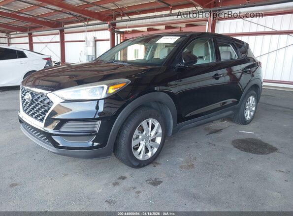 KM8J23A45LU204349 2020 HYUNDAI TUCSON Black Vista tres cuartos delantera izquierda