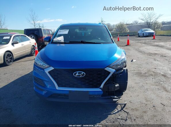 KM8J2CA42LU208259 2020 HYUNDAI TUCSON Blue ხელსაწყოთა პანელის ხედი