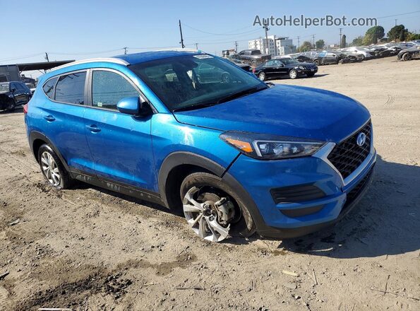 KM8J33A46LU253153 2020 HYUNDAI TUCSON Синий Передняя правая четверть