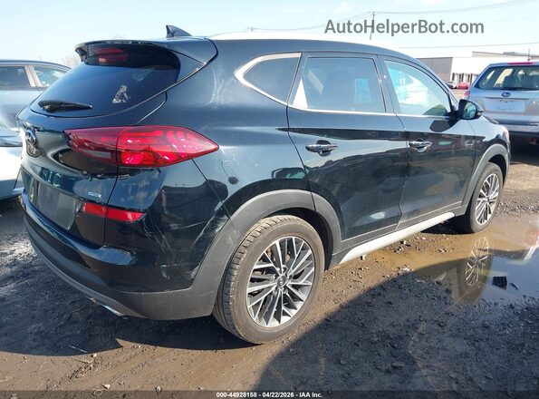 KM8J3CAL4MU376569 2021 HYUNDAI TUCSON Черный Задняя правая четверть