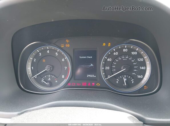 KM8K1CAA1LU574159 2020 HYUNDAI KONA White უკანა სავარძლების ხედი