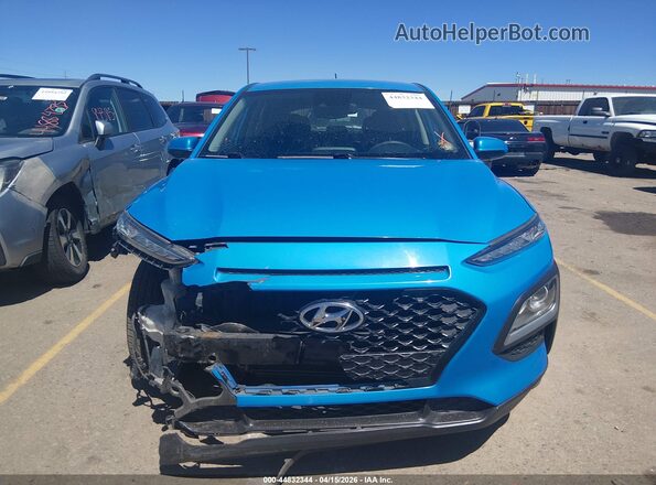 KM8K1CAA2LU445573 2020 HYUNDAI KONA Blue Սալոնի հետևի տեսք