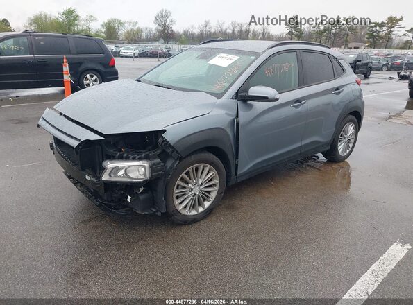 KM8K22AA3LU464902 2020 HYUNDAI KONA Синий Передняя левая четверть