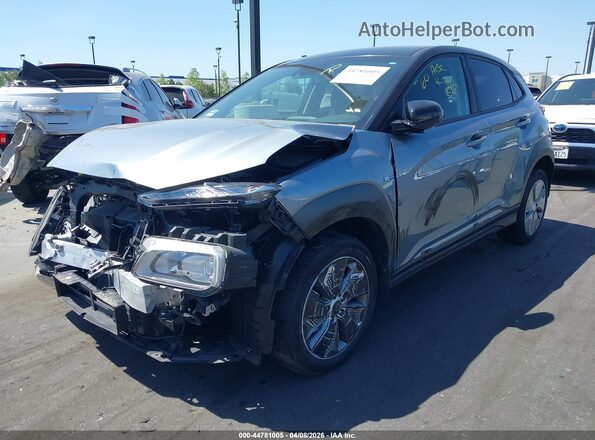 KM8K23AG4LU077236 2020 HYUNDAI KONA ELECTRIC Silver Front left