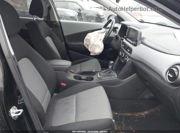 KM8K2CAA3KU208215 2019 HYUNDAI KONA Black წინა სალონის ხედი