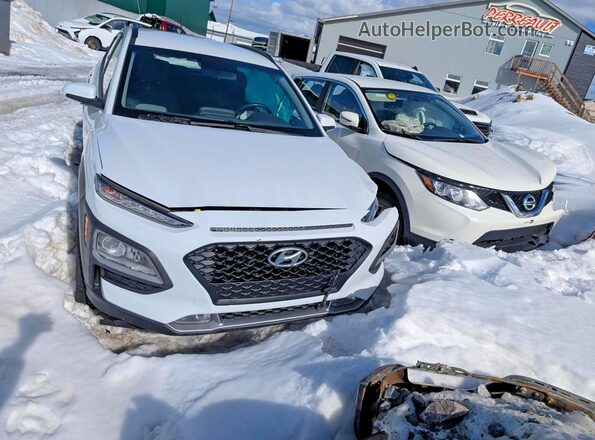 KM8K2CAA4LU500117 2020 HYUNDAI KONA Белый Вид спереди