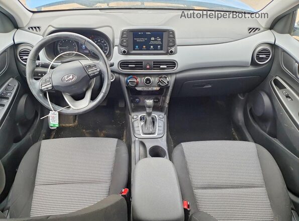 KM8K2CAA9LU535025 2020 HYUNDAI KONA Blue Dashboard view