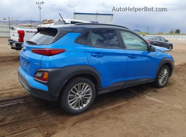 KM8K2CAA9LU535025 2020 HYUNDAI KONA Blue Rear right