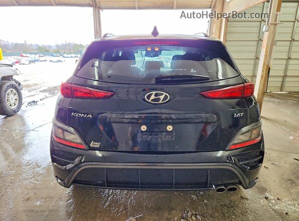 KM8K33A35PU024335 2023 HYUNDAI KONA Black უკანა ხედი