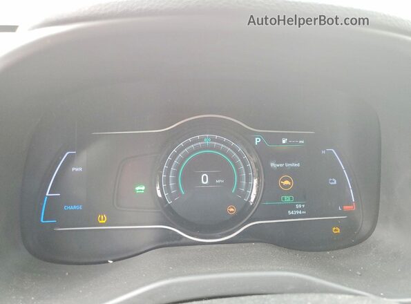 KM8K33AG8LU077012 2020 HYUNDAI KONA Красный Вид щитка приборов