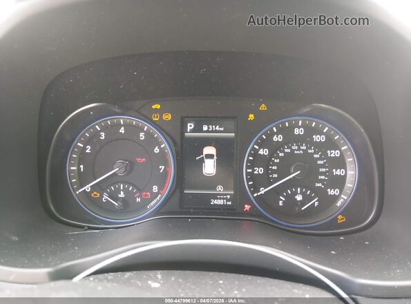 KM8K3CAB6PU059991 2023 HYUNDAI KONA White უკანა სავარძლების ხედი