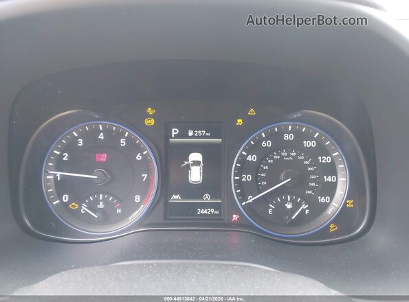 KM8K6CAB3PU958041 2023 HYUNDAI KONA Black უკანა სავარძლების ხედი