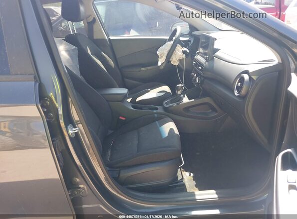 KM8K6CAB9NU868566 2022 HYUNDAI KONA Gray Widok wnętrza z przodu